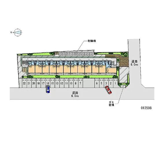 ★手数料０円★枚方市中宮本町　月極駐車場（LP）